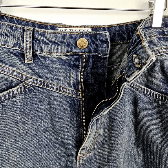 We The Free Come As You Are Denim Jean Maxi Skirt NWT - Picture 8 of 16